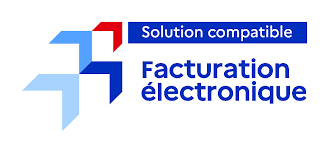 Solution compatible — Facturation électronique (logo officiel de l'État)